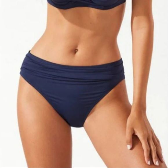 Tommy Bahama Other - NWT Tommy Bahama Pearl High Waist Sash Bikini Bottom Mare Navy, size XL
